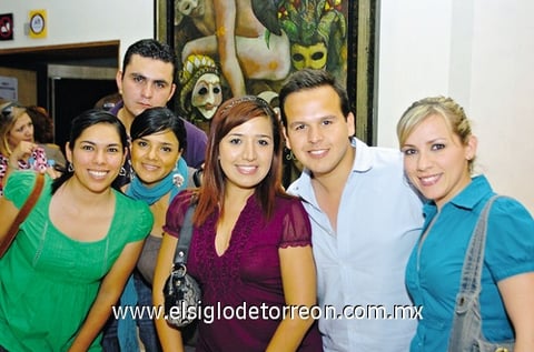 07062009 Alma Izaguirre, Flor Cardona, Lucía Morales, Violeta Ayup, Cristina González y Emma Flores.
