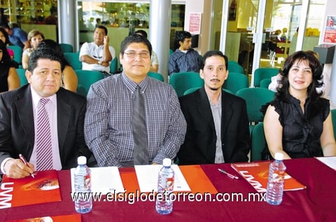 07062009 Raúl Trujillo, Alejandro Rosas, Ricardo Murguía y Claudia Rosendo.