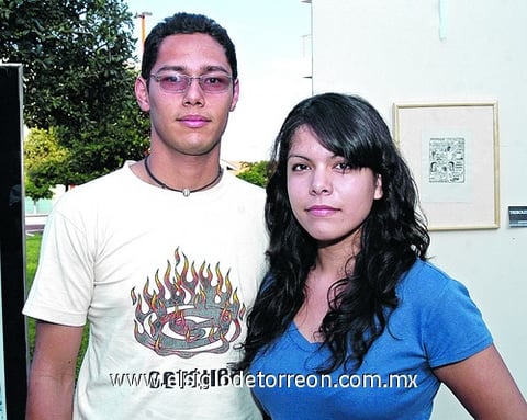16062009 Luis Ángel Rodríguez y Ariadna de León.
