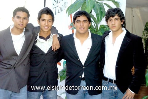 16062009 Ernesto Pedroza, Mario Favela, Antonio Chávez y José Luis Rivera.