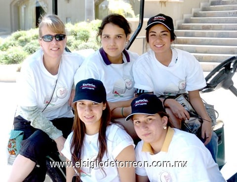 17062009 Alicia Sánchez, Sofía Alonso, Wendy Wilson, Mariana Velázquez y Alejandra Seáñez.