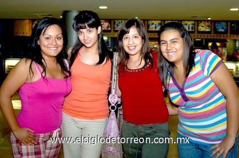 19062009 Alejandra Rodríguez, Luisa Ríos, Mónica Ehrenzweig e Isa Rodríguez.
