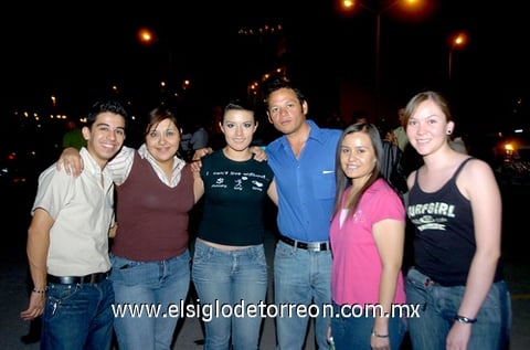 21062009 Gabriel Rangel, Gabriela Cueto, Abril Perales, Rodrigo Fernández, Norma Jiménez y Karla Rodríguez.
