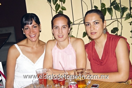 Ana, Angélica y Ana Lucía.