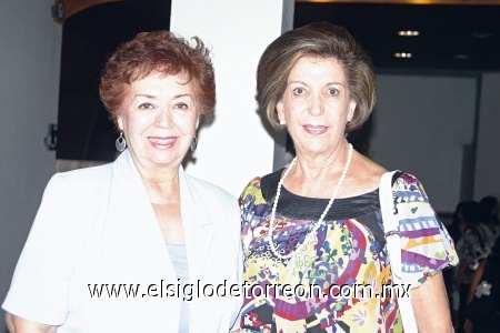 Norma Córdova de González y Jossie de Iriarte.