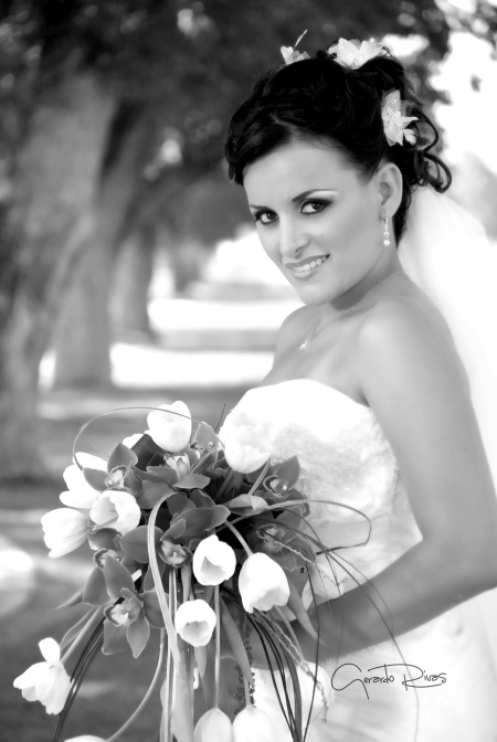 Srita. Georgina Adriana Madinaveitia Chávez el día de su boda con el Sr. Juan Carlos Rechy Domínguez.

Gerardo Rivas Fotografía