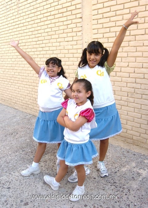 01072009 Ana Paula Chávez, Lorenza Weber y María Fernanda Alfani.