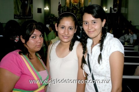02072009 Jazmin Hernández, Patricia Lozano y Daniela López.
