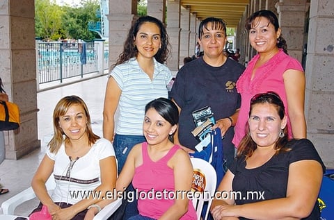06072009 María Dolores Canales, Sol Guerrero, Cynthia Edith Barriada, Sandra Valdez, Rocío Carrillo y Claudia Vallejo.