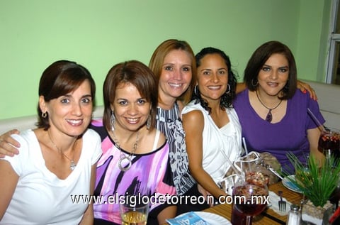 06072009 Rebeca, Delia, Irene, Marielena y Carmen.