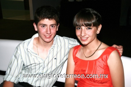 En pareja. Sergio y Gabriela.