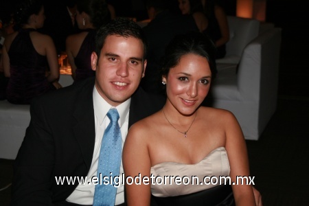 Amigos y familiares. Mauricio del Bosque y Ana Laura Ornelas.