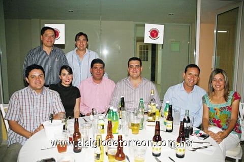 05072009 Aureliano, Sergio, Gregorio, Pilar, Luis, Carlos, Eduardo y Vanessa.