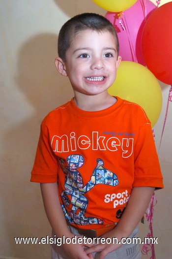 10072009 Pedro Antonio Huerta Pérez cumplió 4 años de vida.