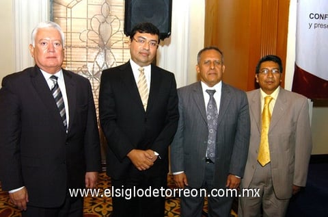 13072009 Jesús Sotomayor, Gregorio Alberto Pérez, Fernando Rangel y Luis López.
