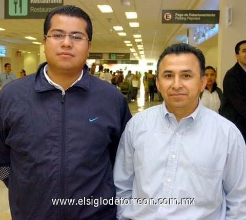 14072009 De la Ciudad de México llegaron Alfonso Diez y Raúl Salas.