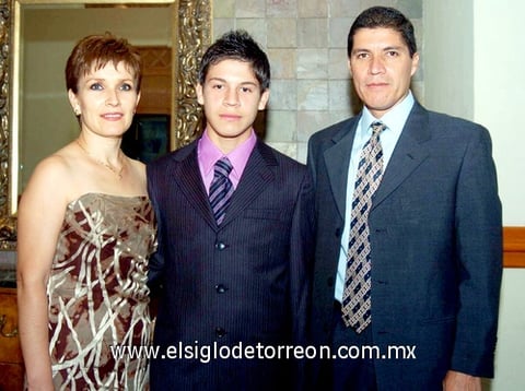21072009 Yolanda de Contreras, Luis Contreras  y Luis Guillermo Contreras.