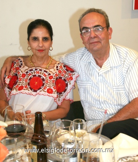 Estela del Bosque y Aureliano Gallegos.