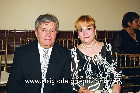 Asistentes. Juan Gerardo Del Río y Donna Reed de Del Río, presentes en tan importante acontecimiento.