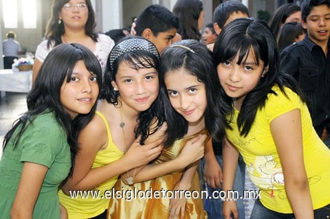12072009 Andrea Balderas, Aracely Zavala, Emma Laura de Lara y Alejandra Escamilla.