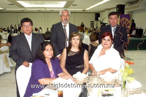 12072009 Víctor Valdez Cázares, Andrea Martínez, Alfredo Sierra, Silvia Luna, Felipe de Jesús Esqueda y Hortensia Tello.