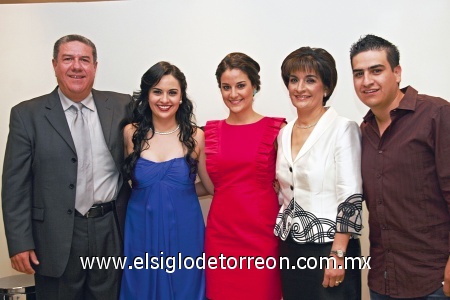 MartínMacías, Lourdes Jaidar, LourdesMacías, Daniela Macías yMartínMacías.