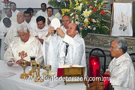 La Catedral de Guadalupe fue la sede en donde se efectuó la misa de acción de gracias.