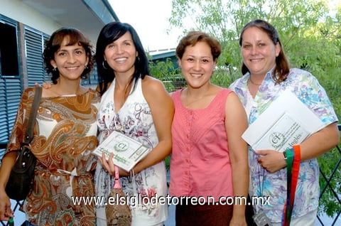 12072009 Diana de Esquivel, Rocío de Sosa, Mayeth de Martínez y Bárbara Rodríguez.