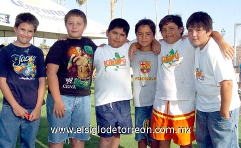 29072009 Diego, Estiven, Érick, Rafael, Diego Antonio y Javier.