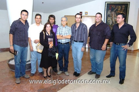 31072009 Jacobo Tafoya, Daniel Maldonado, Estrella Faya, Manuel Serrato, Saúl Rosales, Enrique Sada y Juan Carlos Esparza.