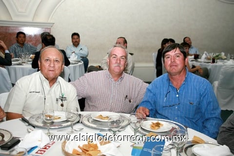 19072009 Héctor Barrio, Benjamín Ortega y Pedro Saenz.