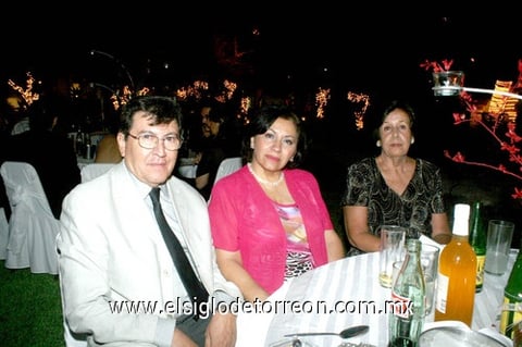 19072009 Atanacio Montoya, Alicia Hidalgo y María Eugenia Campa.