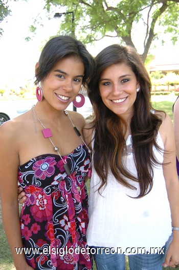 22082009 Invitadas. Evelyn Cuéllar y Mariana Vargas.