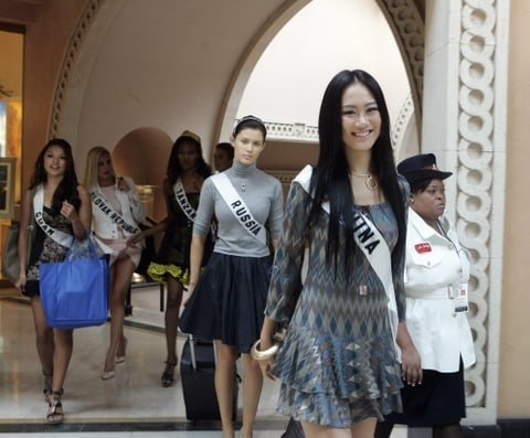 La representante de China, Wang Jingyao, fue nombrada Señorita Simpatía.
