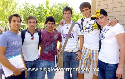 13082009 Gonzalo, Adrián, Jacobo, Juan Pablo, Gerardo y José.
