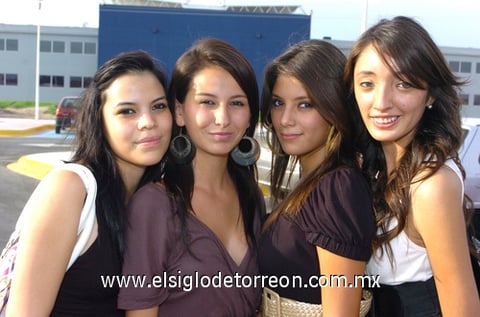 09082009 Ana Ramos, Fany Martínez, Ana Revuelta y Sofía González.