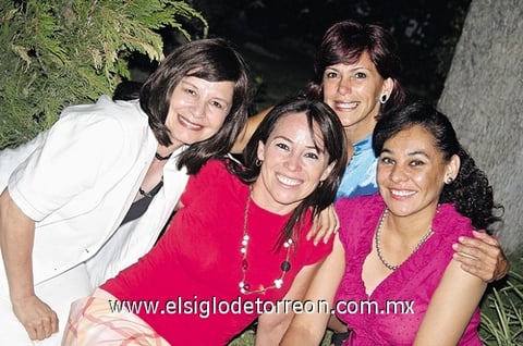 16082009 Luchita López, Lupita Morales, Claudia Hoyos y Guadalupe Gayardo.