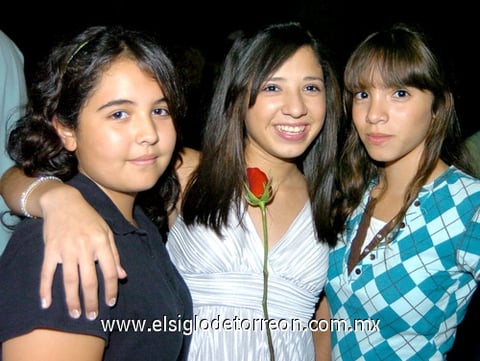 27082009 Diana Valverde, Marygel Aguilera y Lily Barraza.  EL SIGLO DE TORREÓN /ÉRICK SOTOMAYOR