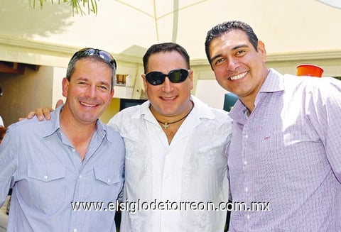 31082009 Marcelo Torres, Fernando Fernández y Edmundo Mesta.