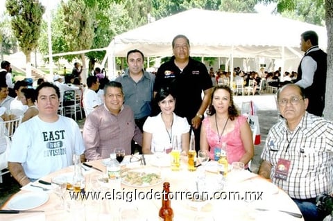 23082009  Jorge Valdez, Josué Espino, Verónica Palacios, Ana Terrazas, Ambrosio Araiza,  Juan Vaquera y Carlos Castañón.