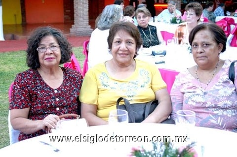 23082009 Ana María Martínez, Socorro Cárdenas y Rosa María Cárdenas.