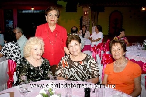 23082009 Angélica de Recio, Socorro Espino, Alicia de Rendón y Angelina Meza.