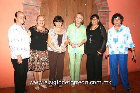 23082009 Organizadoras: Elisa de Mata, Adelina de Aguilar, Susana de Rodríguez, Tere de Ornelas, Doris de González y Rebeca Galindo.