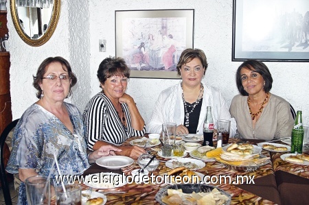 HerlindaMurra, Lela Pereyra, Patricia Zermeño y Socorro Salinas.