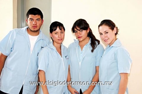 30082009 Iván de los Santos, Perla Vázquez, Paty Fraire e Ingrid Cerda.