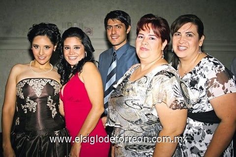 30082009 María Elena y Gabriela Martínez, Arturo Al Monte, Nichme Dipp y Esmyr Herrera.