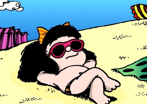 Mafalda: Al comenzar la historieta tiene seis años e ingresa al jardín de infantes.