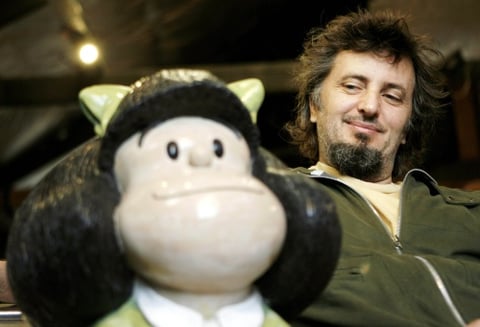El creador de la escultura, Pablo Irrgang, existía el 'mito urbano' de que ése era el barrio de Mafalda, hasta ahora no había ningún elemento externo que hiciera referencia a ello.