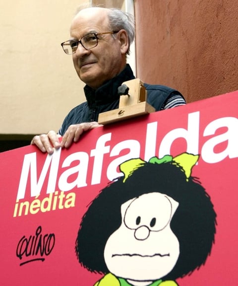 El dibujante, se mostró orgulloso del reconocimiento.