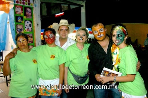 06092009 Toni Jiménez, Blanca de Silva, Fernando Silva, Rebeca de Silva, Pablo Chaúl y Bárbara de Chaúl.